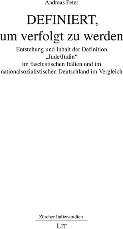 Definiert, um verfolgt zu werden