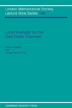 Local Analysis for the Odd Order Theorem