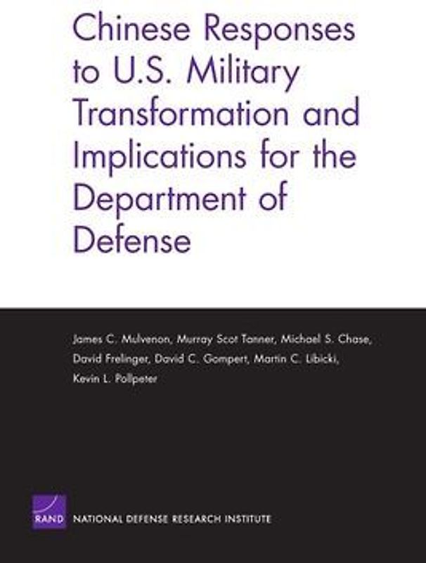 Chinese Responses to Us Military Transformation & Implicat