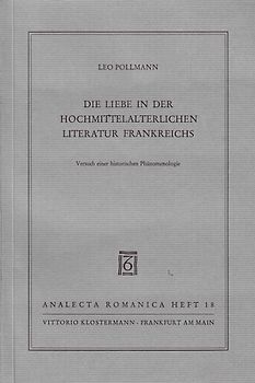 Die Liebe in der hochmittelalterlichen Literatur Frankreichs