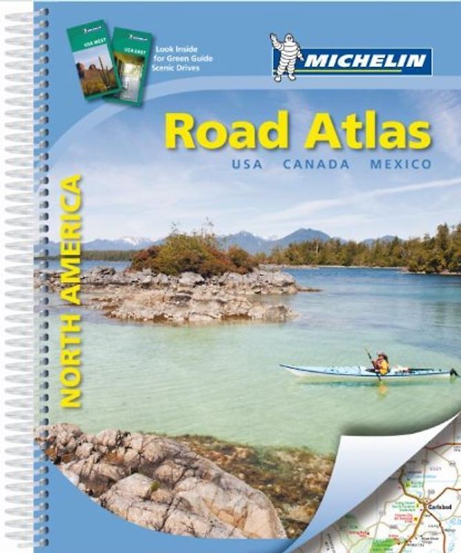Michelin Atlas Nordamerika Spiralbindung