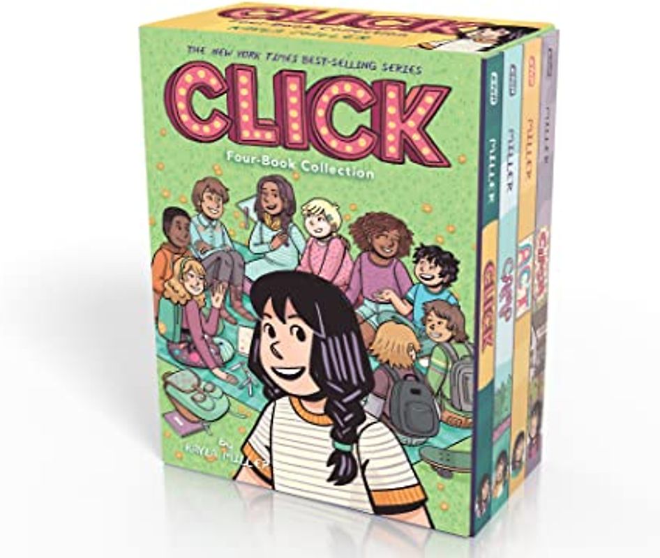 Click 4-Book Boxed Set: Click / Camp / Act / Clash (A Click Graphic Novel)