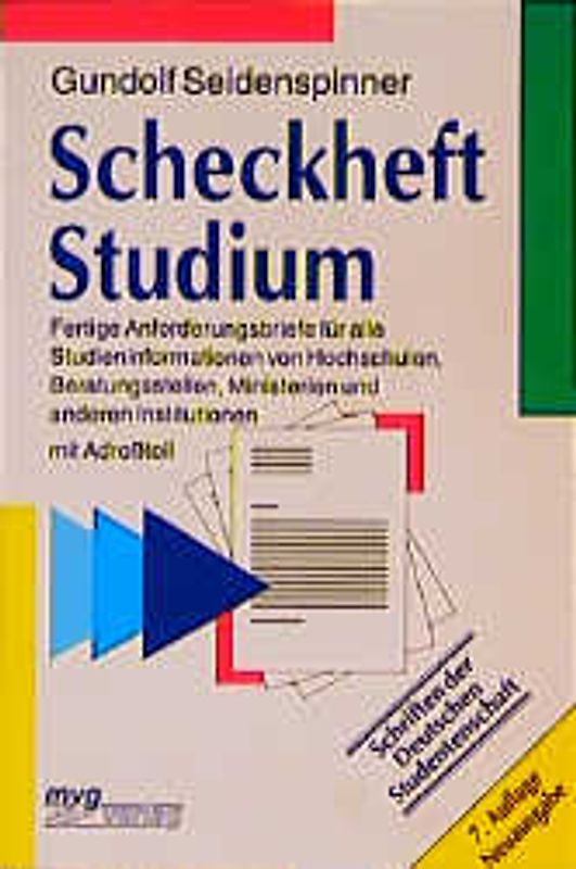 Scheckheft Studium