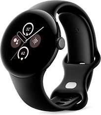 Google Pixel Watch 2 41 mm noir mat Bracelet sport volcanique [Wi-Fi + 4G]