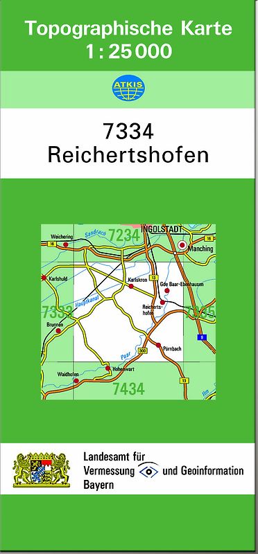 TK25 7334 Reichertshofen
