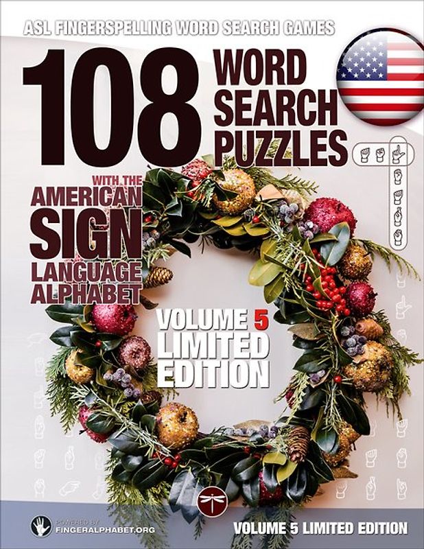 ASL Fingerspelling Games – 108 Word Search Puzzles with the American Sign Language Alphabet