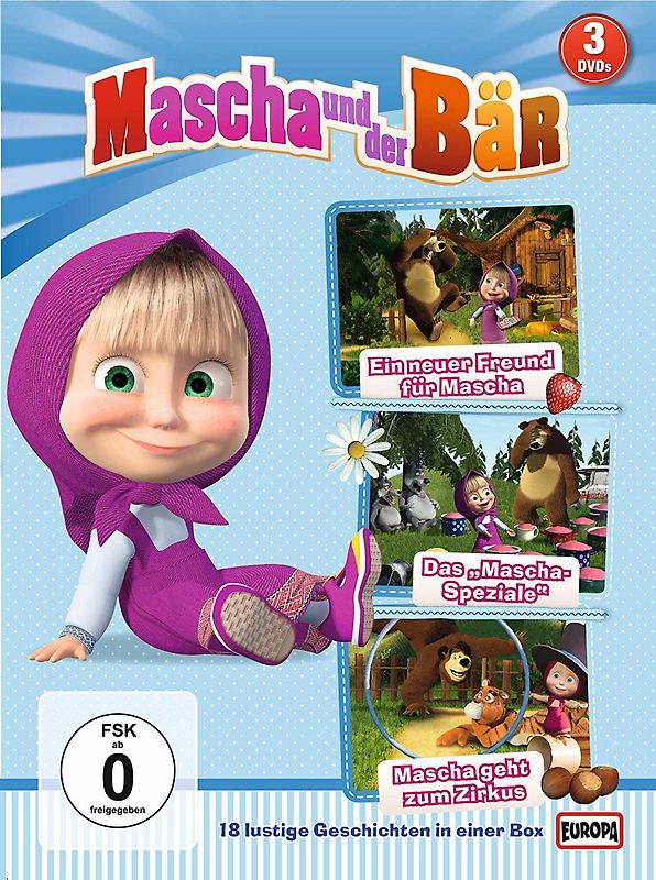Mascha und der Bär - 3er-Box [3 DVDs] DVD