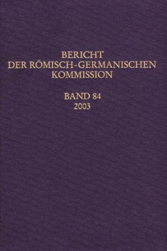 Berichte der Römisch-Germanischen Kommission