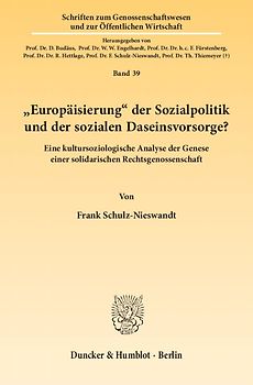"Europäisierung" der Sozialpolitik und der sozialen Daseinsvorsorge?