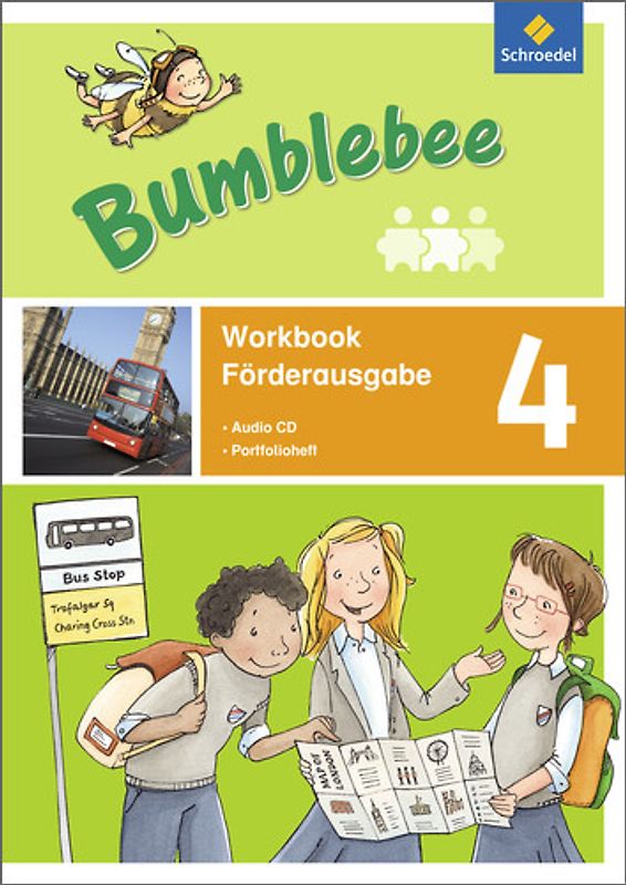 Bumblebee 3 + 4 / Bumblebee - Ausgabe 2013 für das 3. / 4. Schuljahr. Ausgabe 2013 für das 3. / 4. Schuljahr / Workbook Förderausgabe 4 plus Portfolioheft und Pupil's Audio-CD