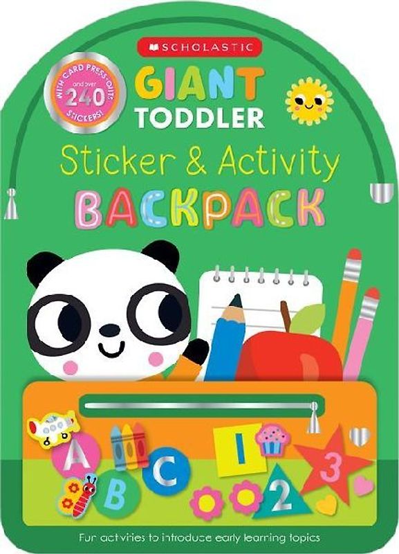 Giant Toddler: Sticker & Activity Backpack (Scholastic Early Learners)