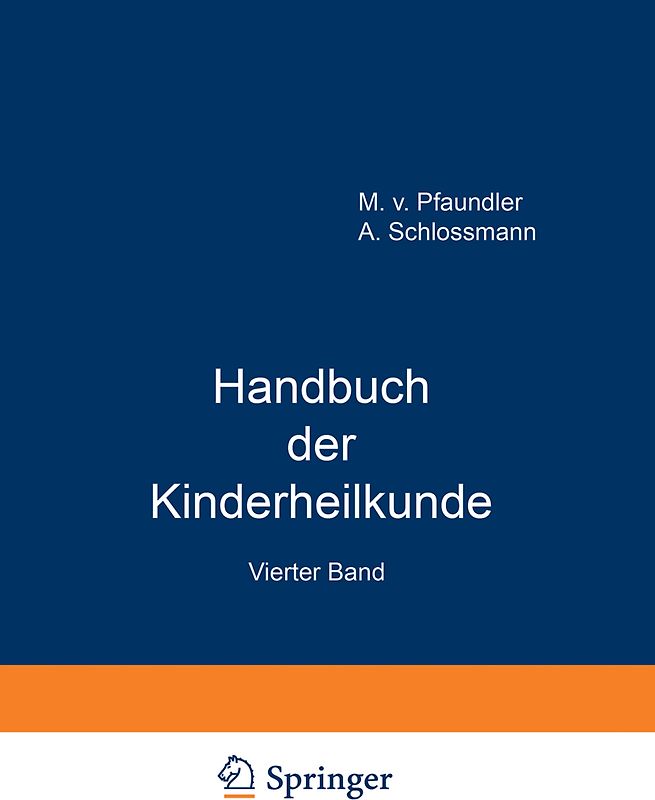 Handbuch der Kinderheilkunde