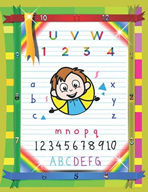 Book for Kids 4-5 Years Old: Blank writing ABC books for kids. How to learning activities pre kindergarten. Practice writing for pre kindergarten ... for kindergarten.Letter Tracing, Band 355)