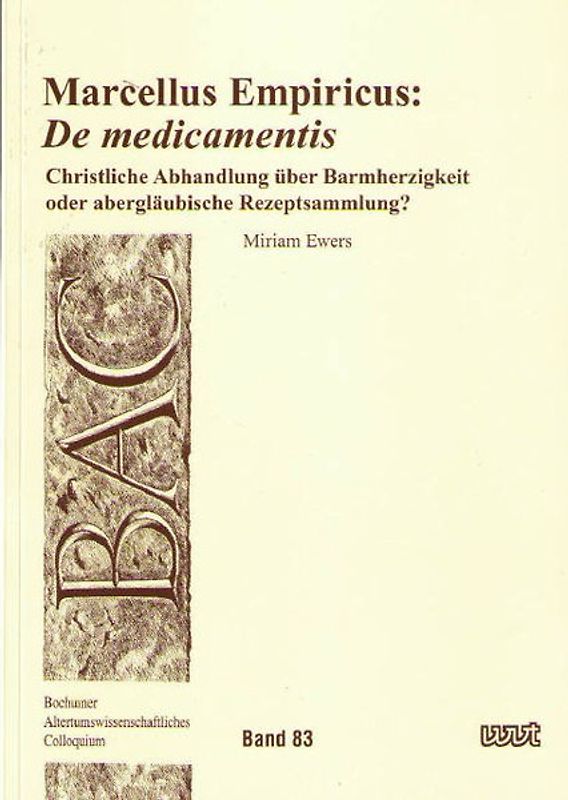 Marcellus Empiricus: 'De medicamentis'