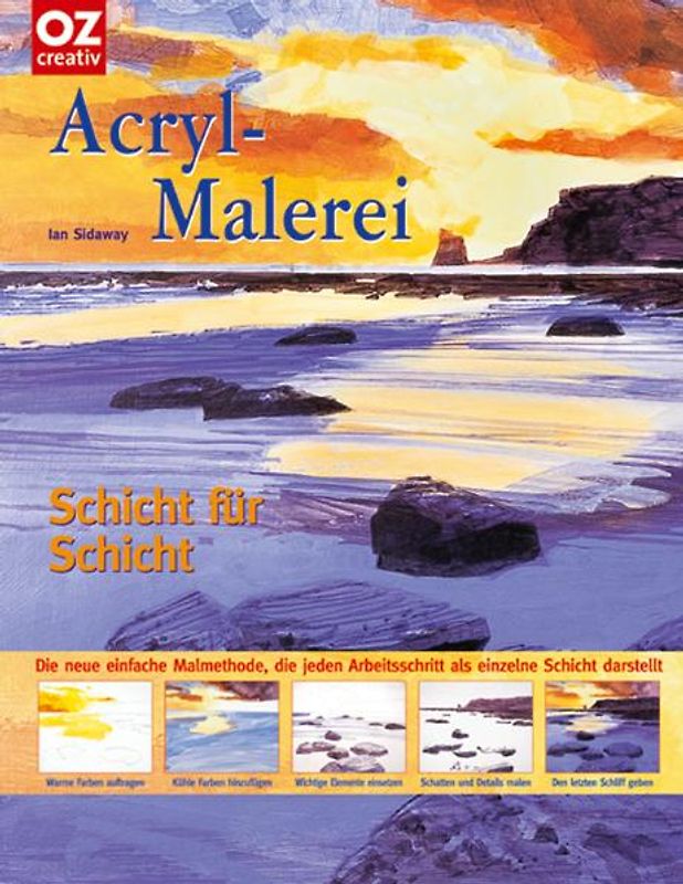 Acrylmalerei Schicht für Schicht