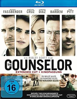 The Counselor Blu-ray Disc