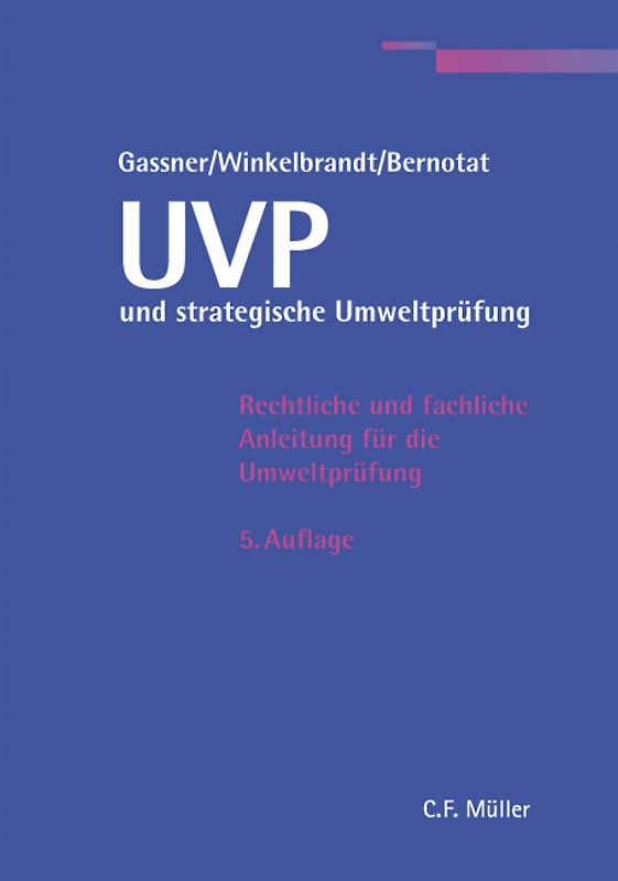 UVP und strategische Umweltprüfung