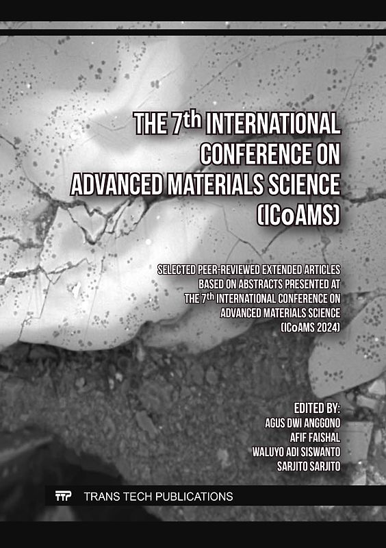 The 7th International Conference on Advanced Materials Science (ICoAMS)