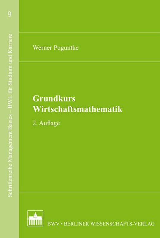 Grundkurs Wirtschaftsmathematik