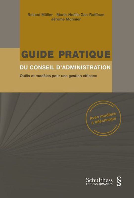 Guide pratique du conseil d'administration