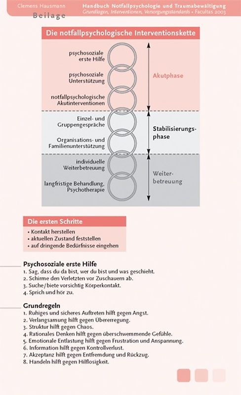 Notfallpsychologische Interventionen
