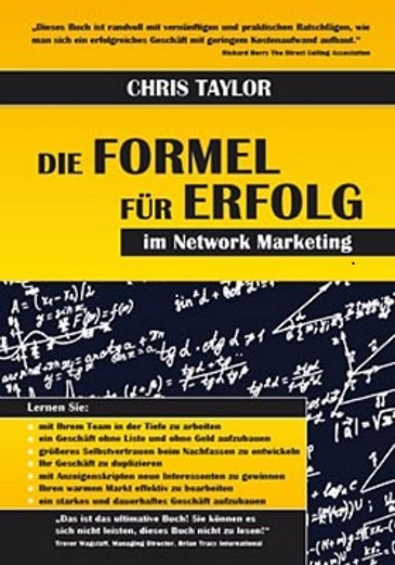 Die Formel für Erfolg im Network Marketing