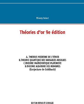 Theories d'or 9e edition