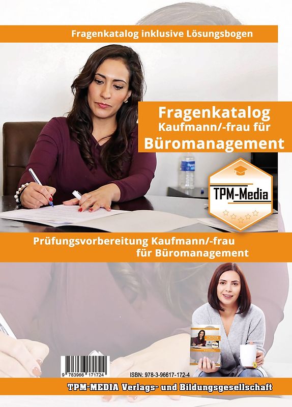 Kaufmann/-frau für Büromanagement - Fragenkatalog (Buch-/Printversion) mit Lösungsbogen