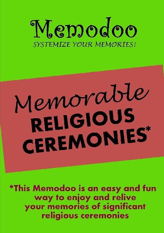 Memodoo Memorable Religious Ceremonies