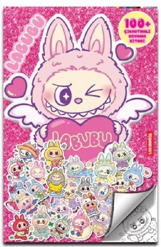Labubu - 100 Cikartmali Boyama Kitabi