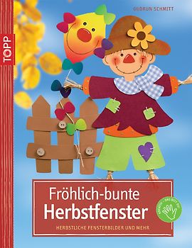 Fröhlich-bunte Herbstfenster