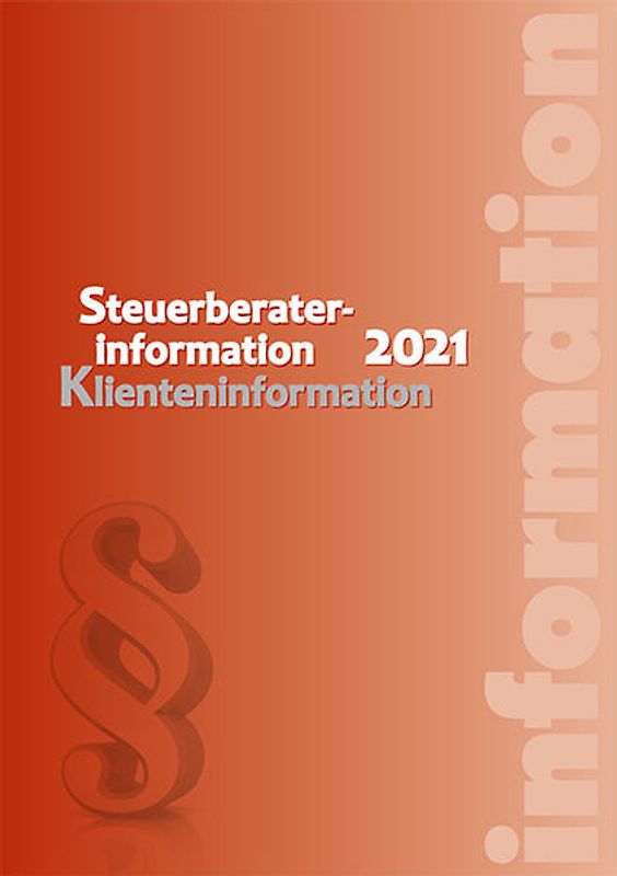 Steuerberaterinformation 2021