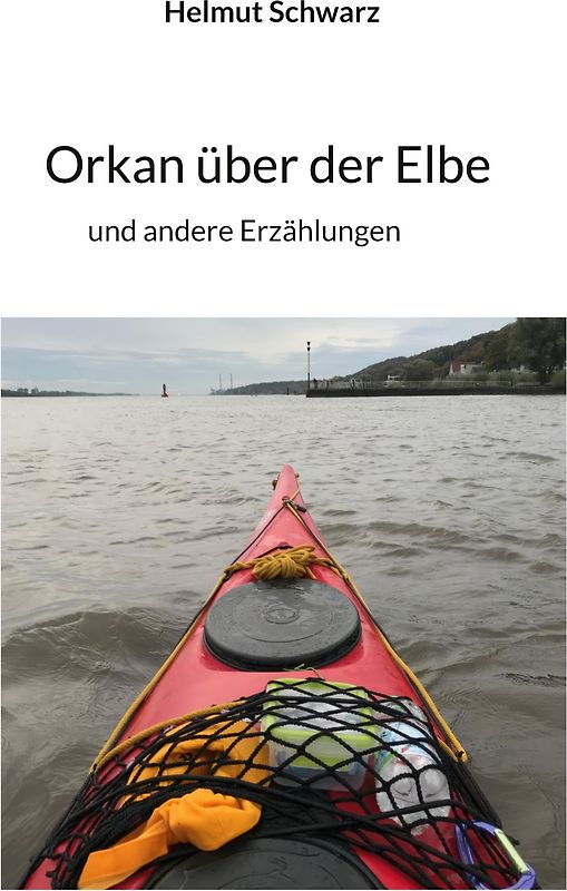 Orkan über der Elbe