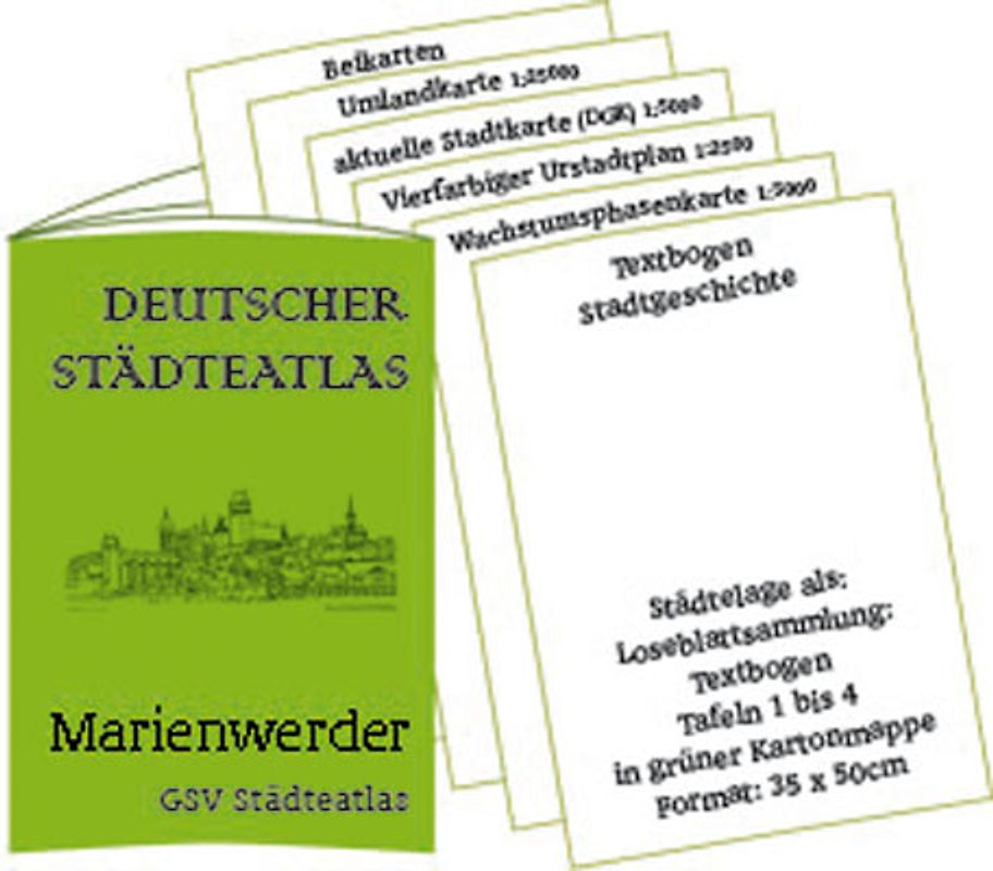Stadtmappe Marienwerder - Deutscher Städteatlas
