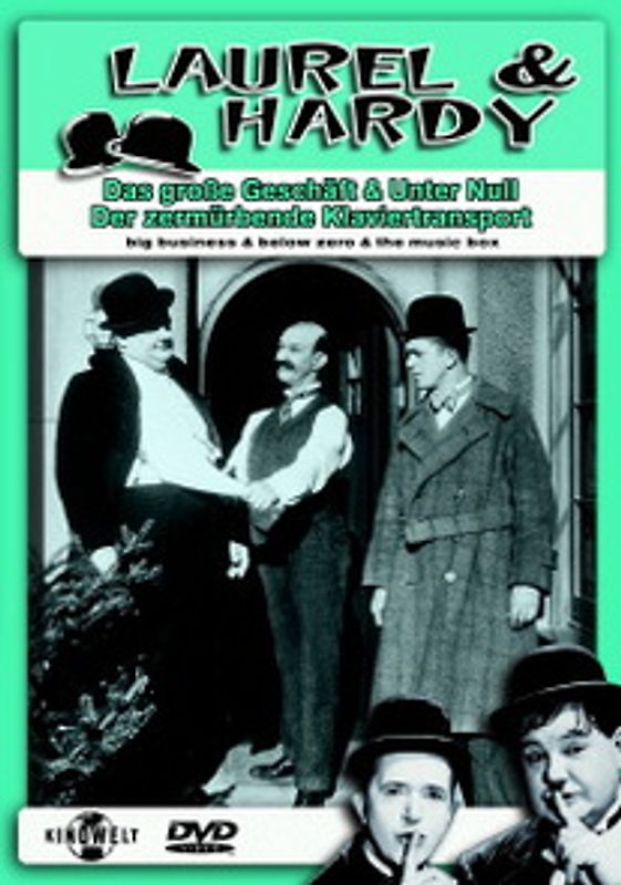 Laurel & Hardy - Das große Geschäft & Unter Null & Der zermürbende Klaviertransport DVD