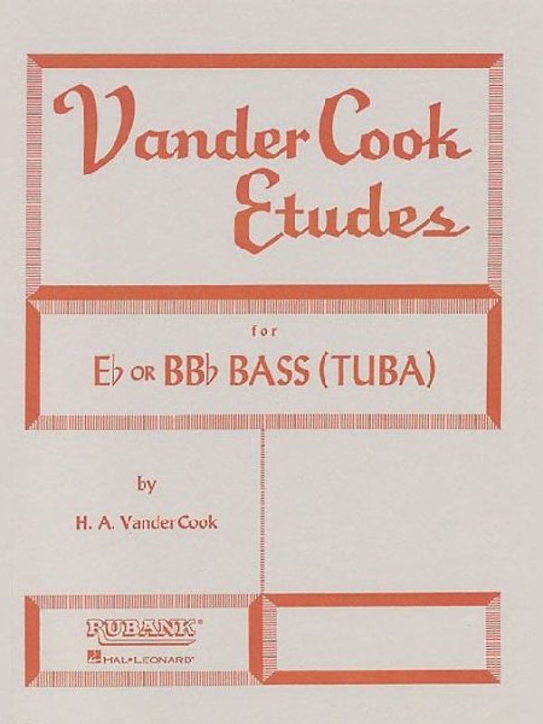 Vandercook Etudes for Bass/Tuba (B.C.)