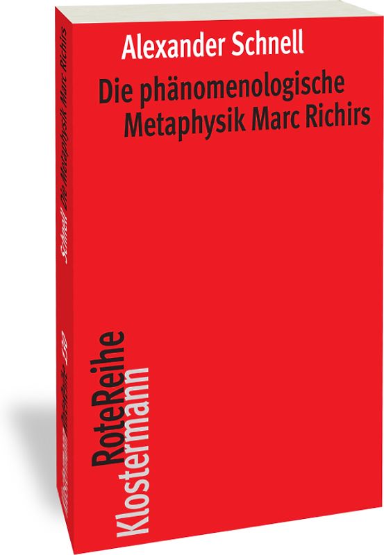 Die phänomenologische Metaphysik Marc Richirs