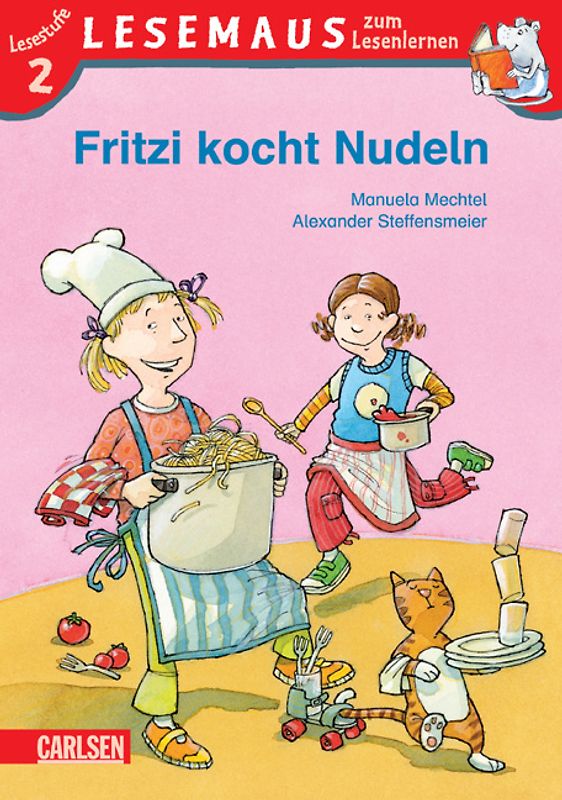 LESEMAUS zum Lesenlernen Stufe 2: Fritzi kocht Nudeln