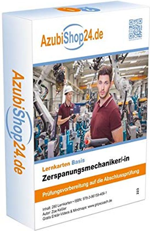 Lernkarten Zerspanungsmechaniker /in Lernkarten Prüfungsvorbereitung