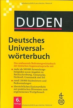 Duden - Deutsches Universalwörterbuch