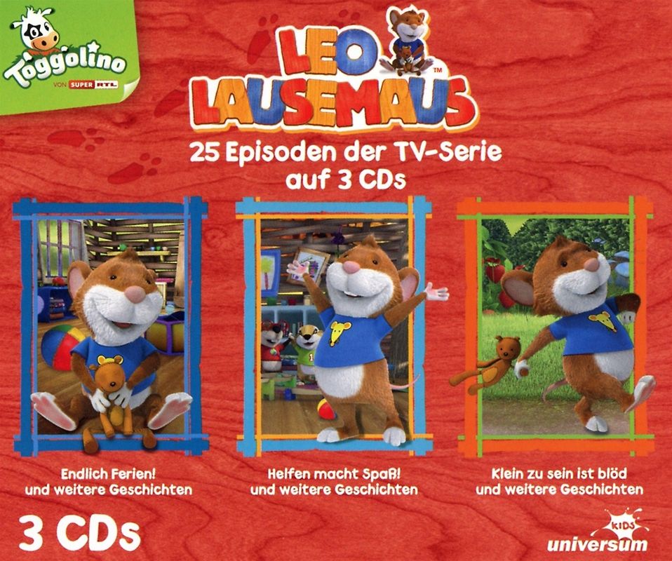 Leo Lausemaus - Leo Lausemaus Hörspielbox 2 [3 Audio CDs]