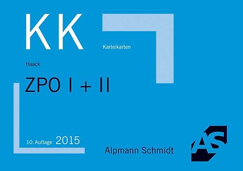 Karteikarten ZPO I + II