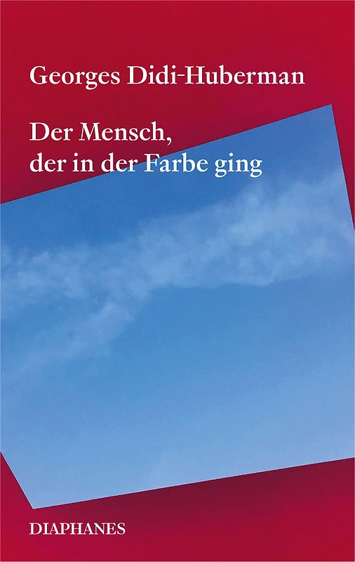 Der Mensch, der in der Farbe ging