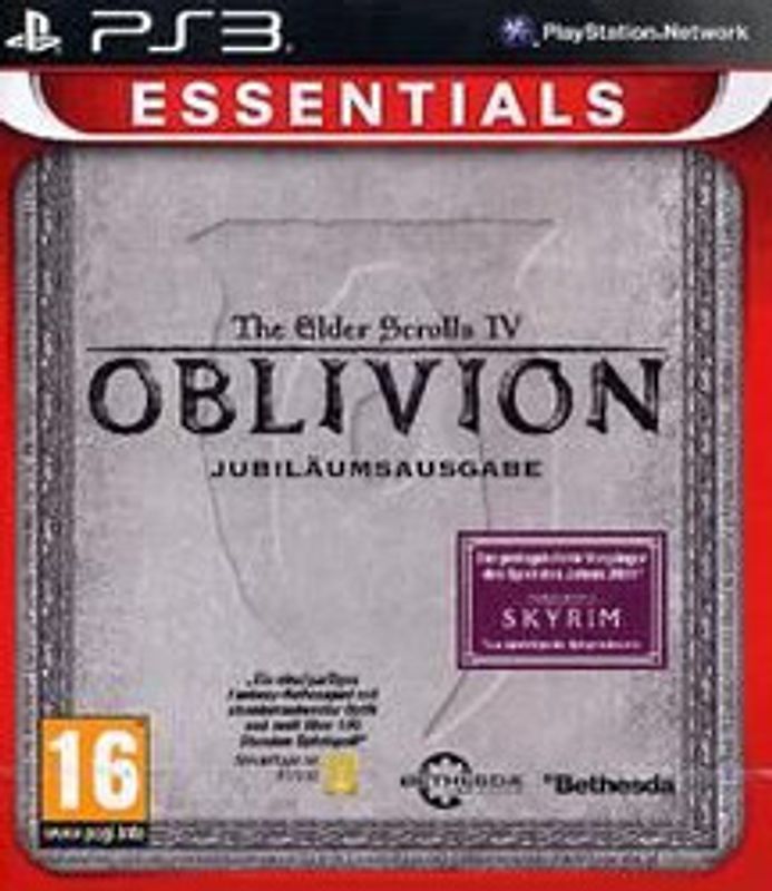 The Elder Scrolls IV: Oblivion [Jubiläumsausgabe inkl. allen AddOns, Karte und Bonus DVD, Internationale Version] PlayStation 3