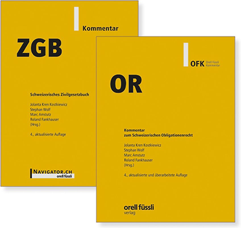 ZGB & OR Kommentar Kombipaket