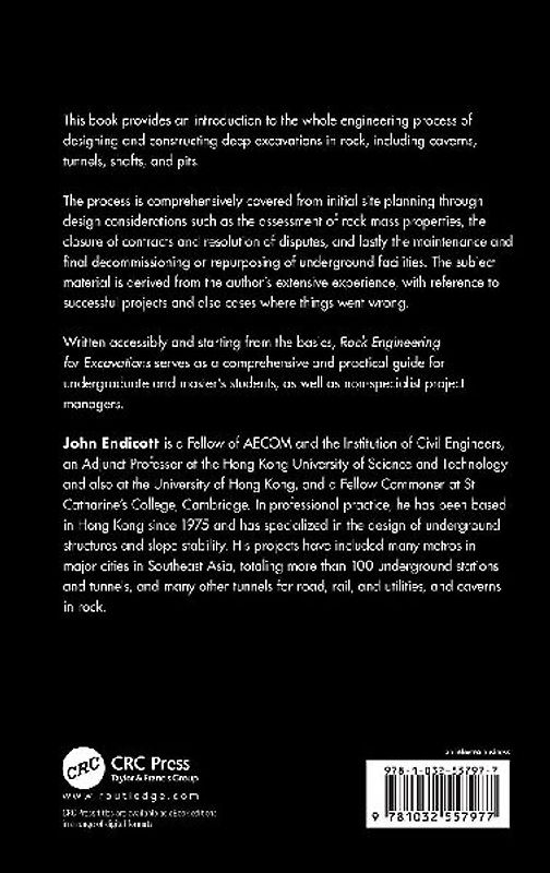 Rock Engineering for Excavations