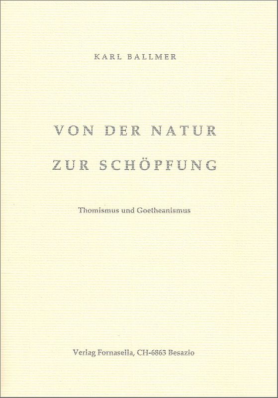 Von der Natur zur Schöpfung