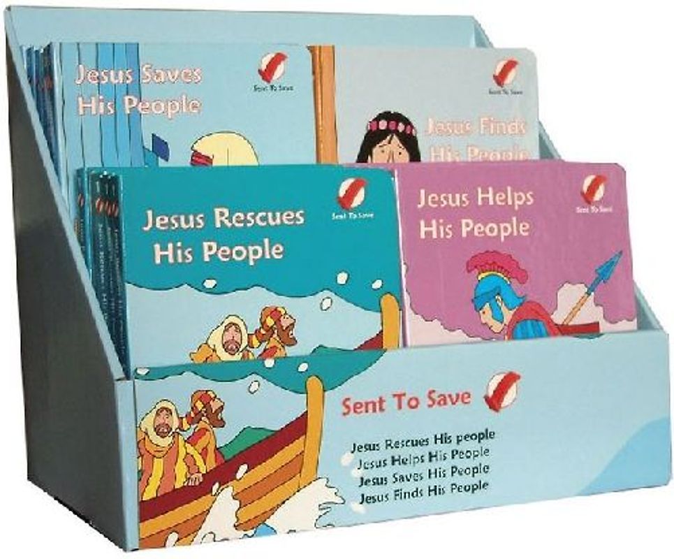 Sent to Save Display with 24 Books