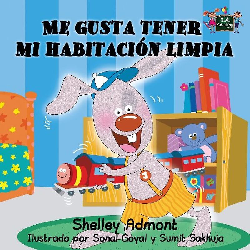 I Love to Keep My Room Clean (Spanish Book for Kids)