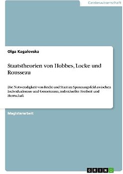 Staatstheorien von Hobbes, Locke und Rousseau